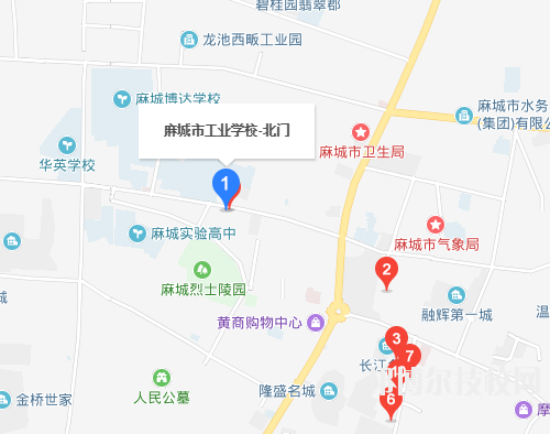 麻城工業(yè)學(xué)校地址在哪里