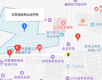 甘肅省蘭州體育運動學校地址在哪里