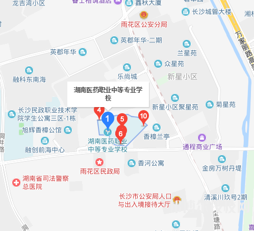 湖南醫(yī)藥中等專業(yè)學校2023年地址在哪里