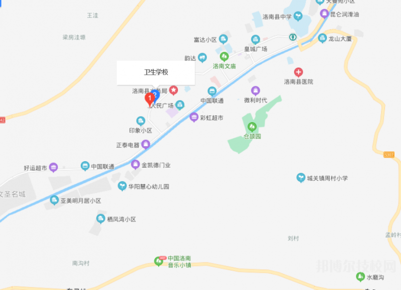 商洛衛(wèi)生學校地址在哪里
