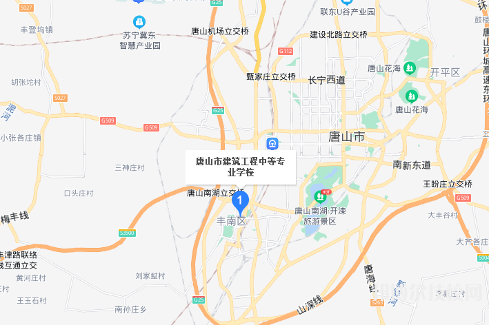 唐山建筑工程學校地址在哪里