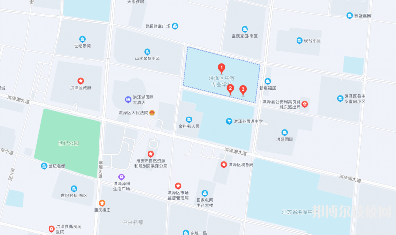 江蘇省洪澤中等專業(yè)學(xué)校地址在哪里