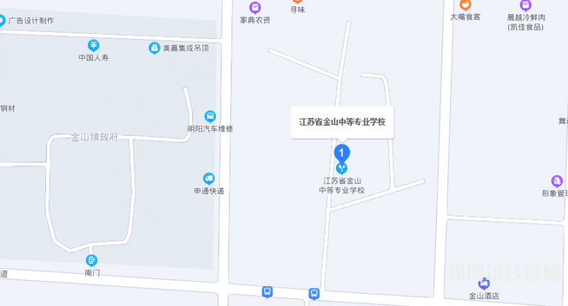 江蘇省金山中等專業(yè)學(xué)校地址在哪里